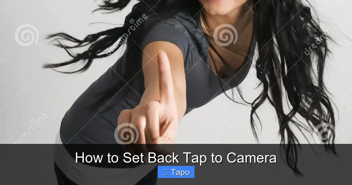 How to Set Back Tap to Camera