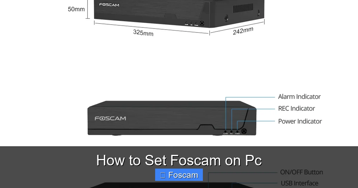 How to Set Foscam on Pc