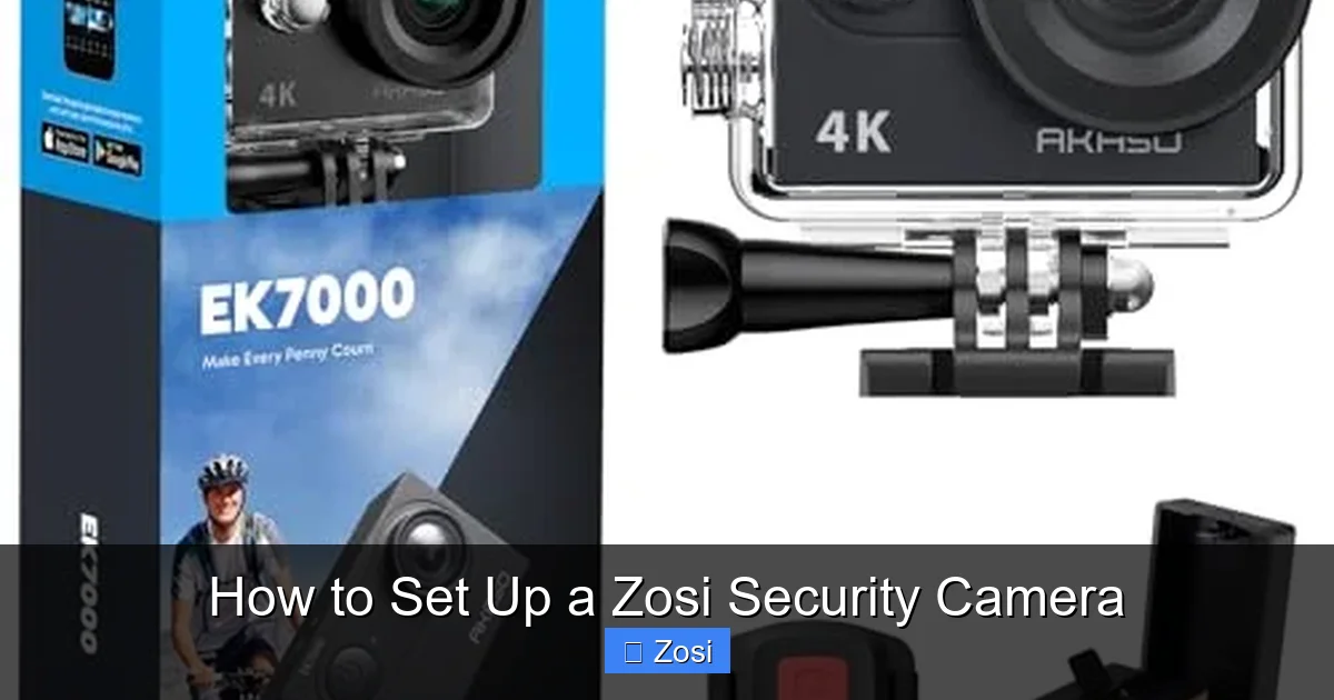 How to Set Up a Zosi Security Camera