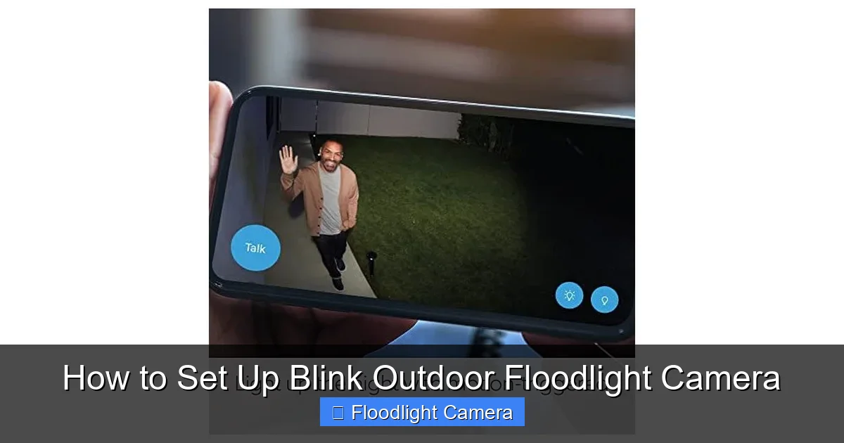How to Set Up Blink Outdoor Floodlight Camera