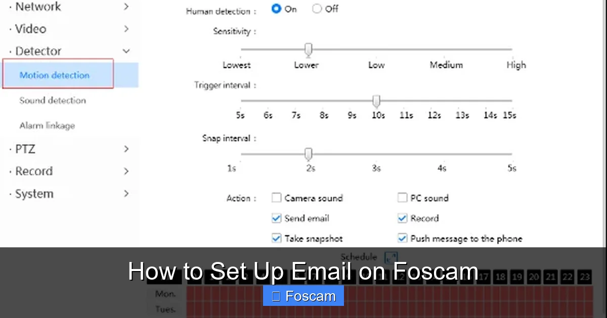 How to Set Up Email on Foscam