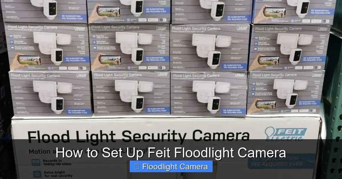 How to Set Up Feit Floodlight Camera