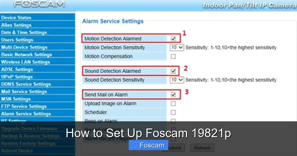 How to Set Up Foscam 19821p