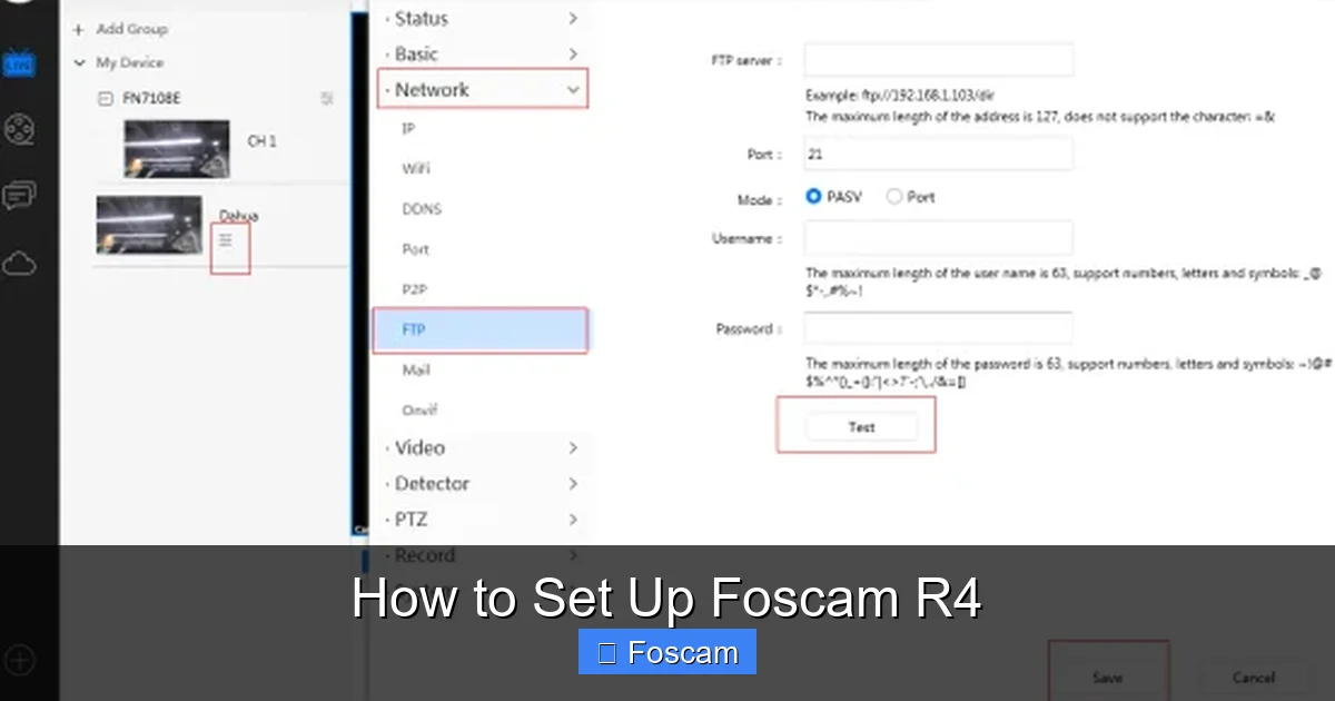 How to Set Up Foscam R4