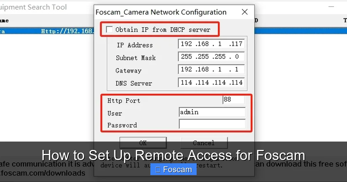 How to Set Up Remote Access for Foscam