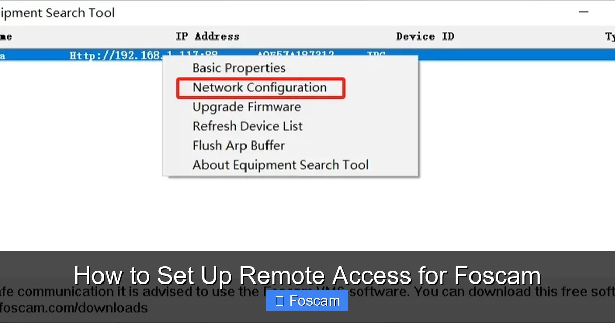 How to Set Up Remote Access for Foscam