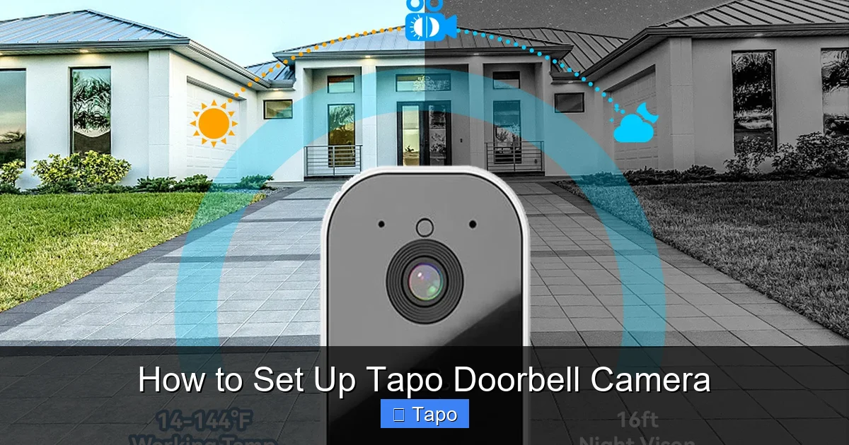 How to Set Up Tapo Doorbell Camera