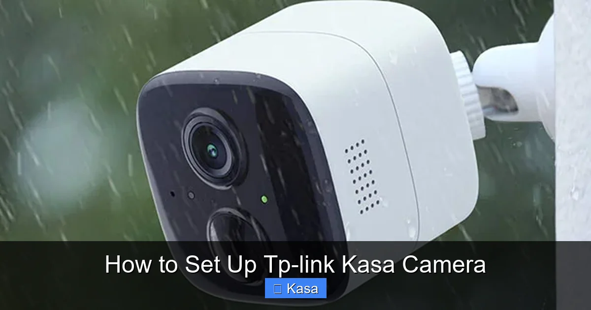 How to Set Up Tp-link Kasa Camera