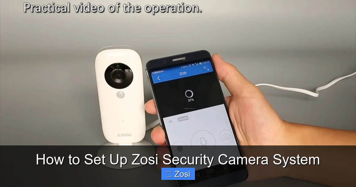 How to Set Up Zosi Security Camera System