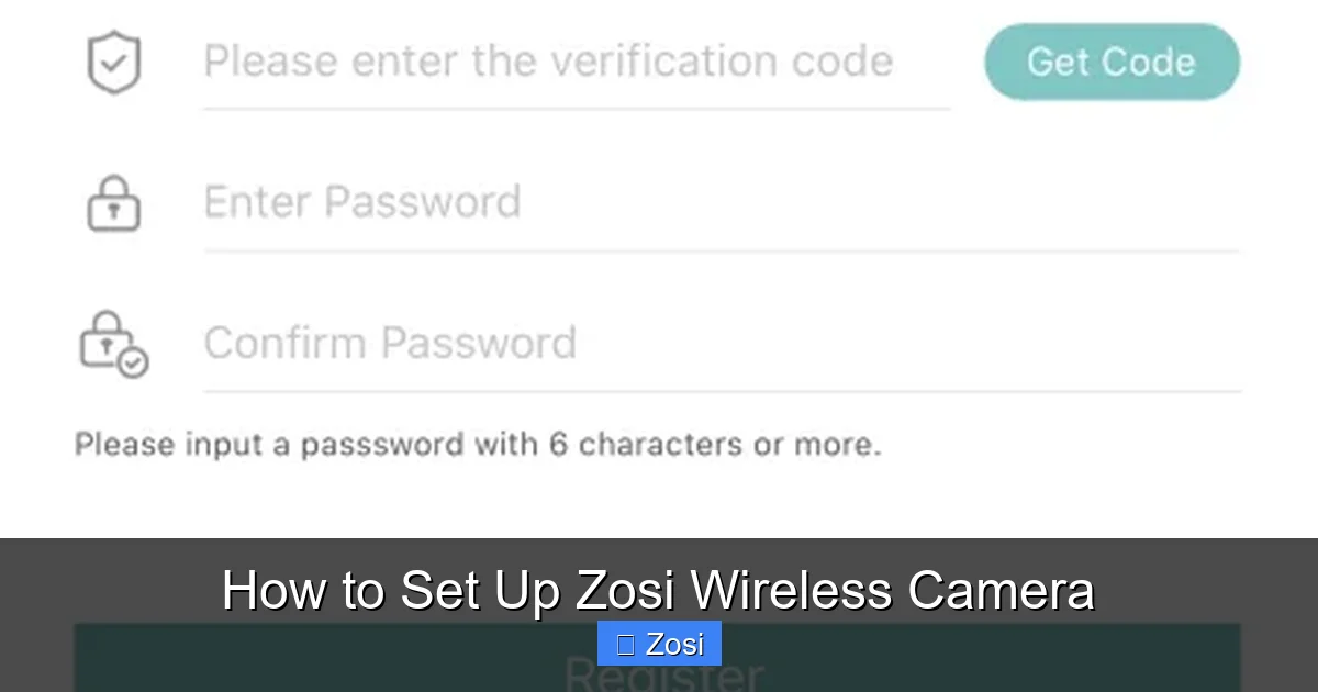 How to Set Up Zosi Wireless Camera