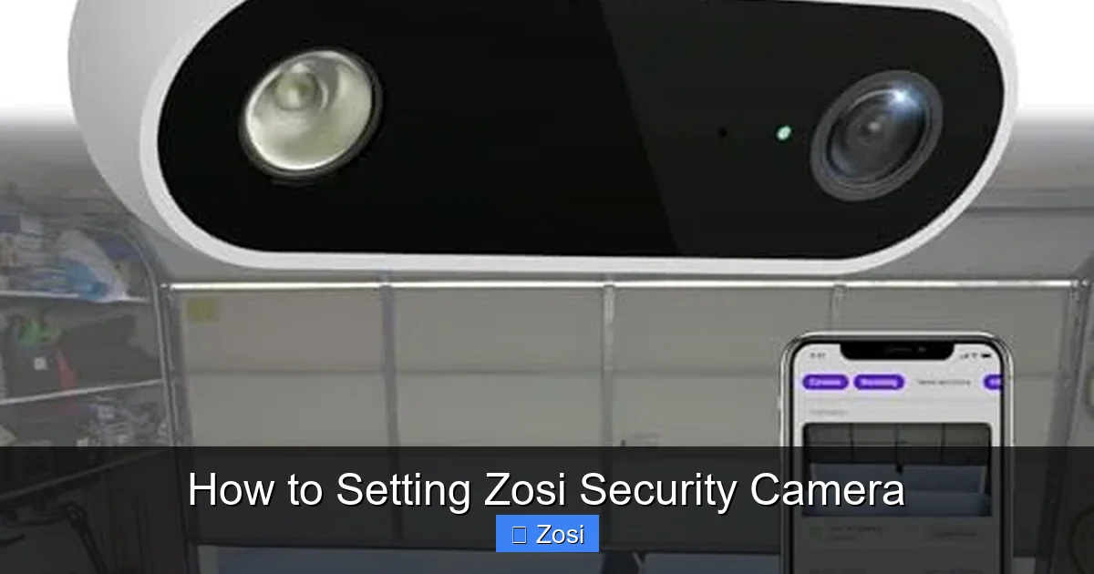 How to Setting Zosi Security Camera