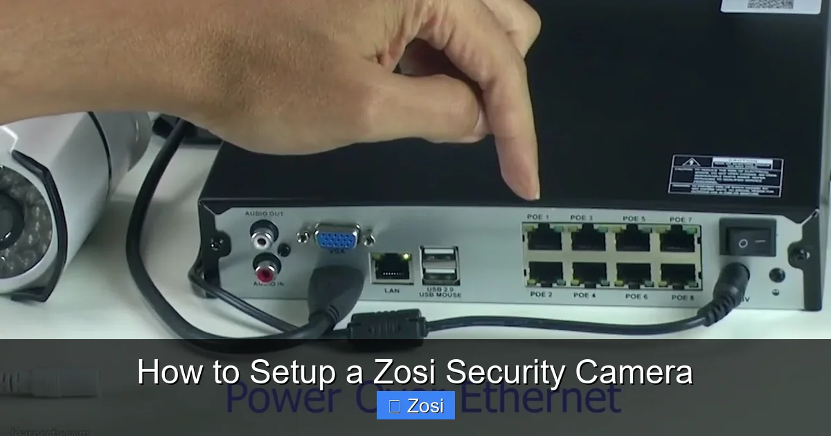 How to Setup a Zosi Security Camera
