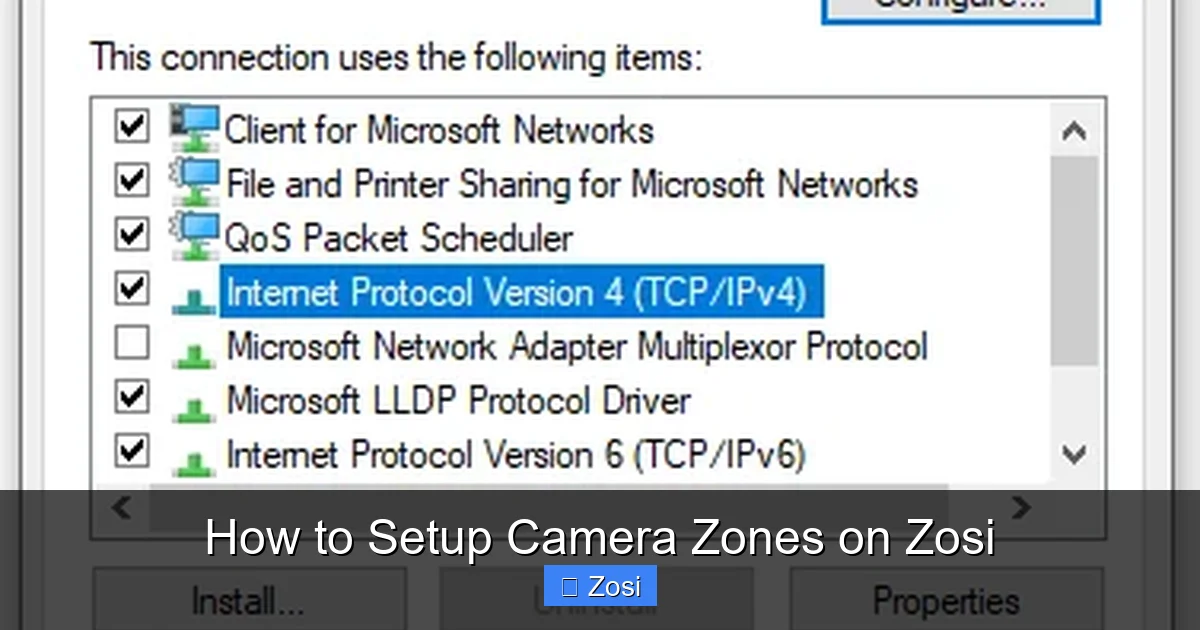 How to Setup Camera Zones on Zosi