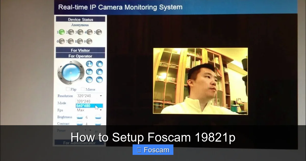 How to Setup Foscam 19821p