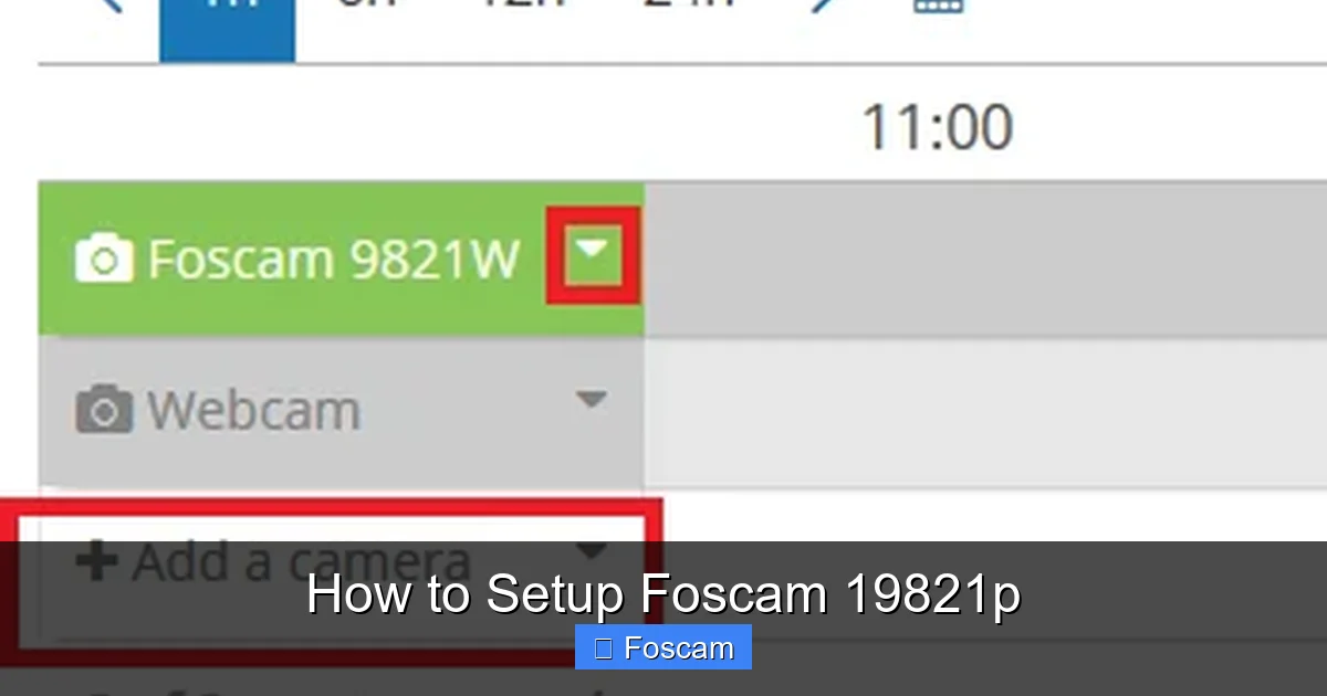 How to Setup Foscam 19821p