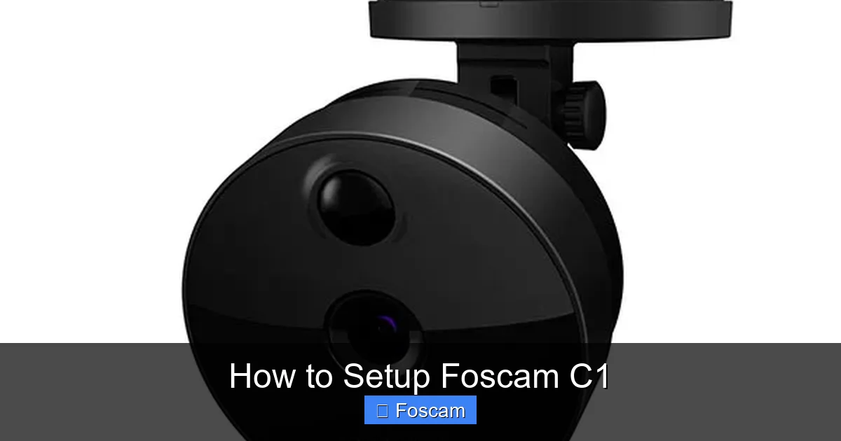How to Setup Foscam C1