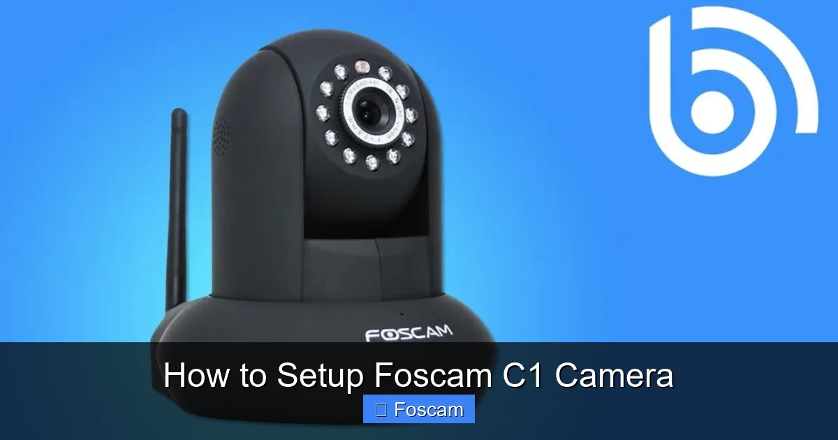How to Setup Foscam C1 Camera