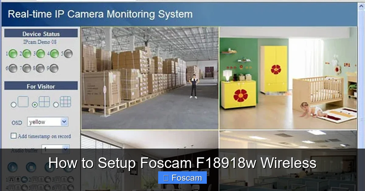 How to Setup Foscam F18918w Wireless