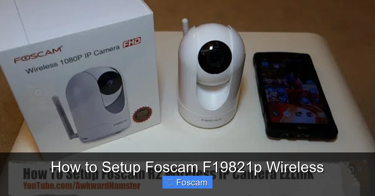 How to Setup Foscam F19821p Wireless