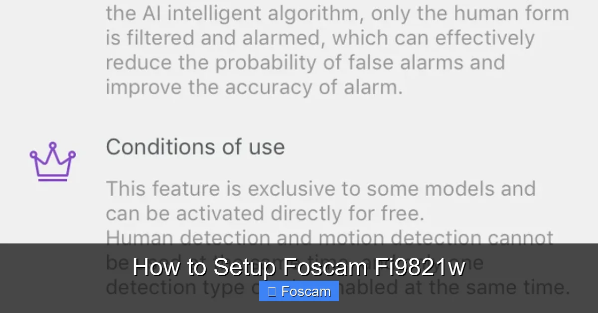 How to Setup Foscam Fi9821w