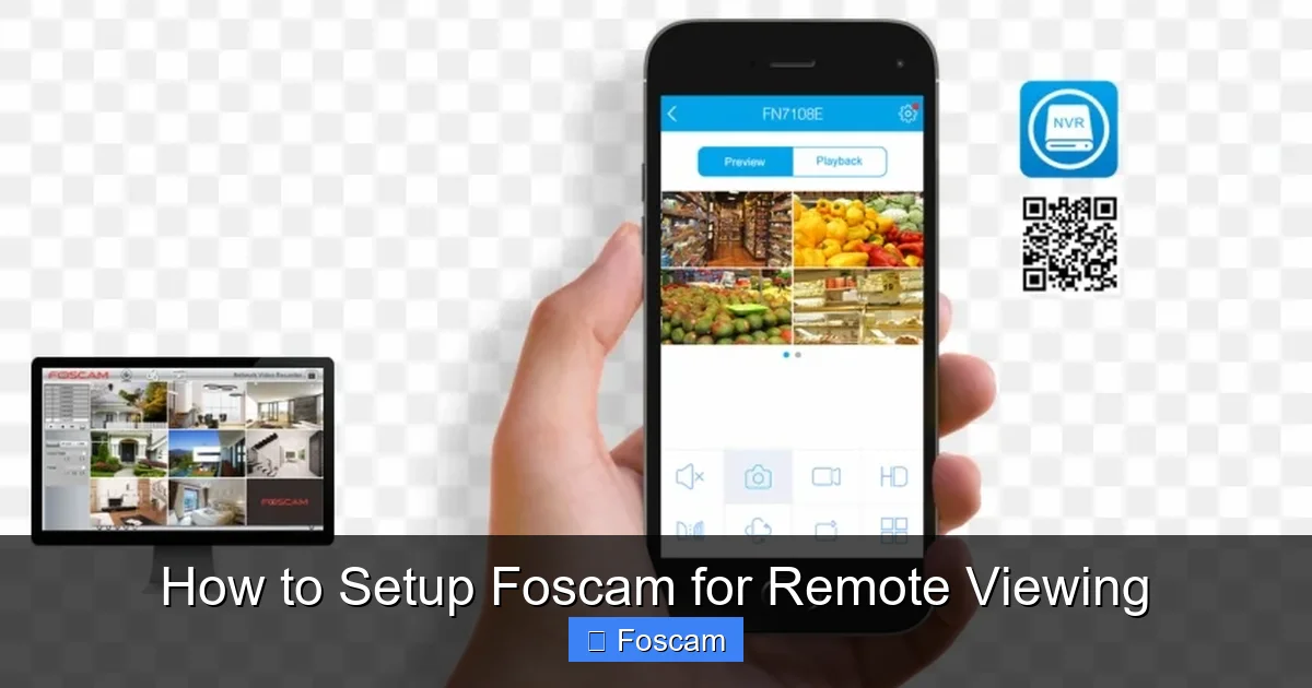 How to Setup Foscam for Remote Viewing