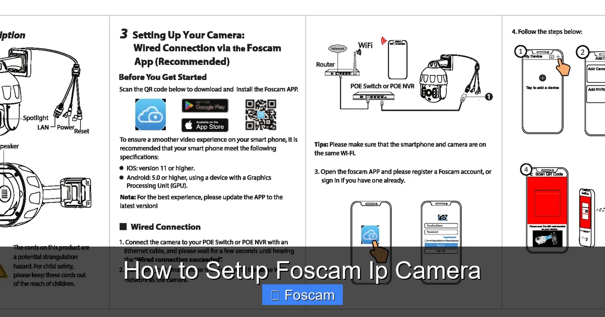 How to Setup Foscam Ip Camera