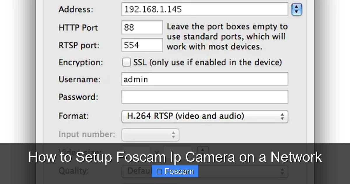 How to Setup Foscam Ip Camera on a Network