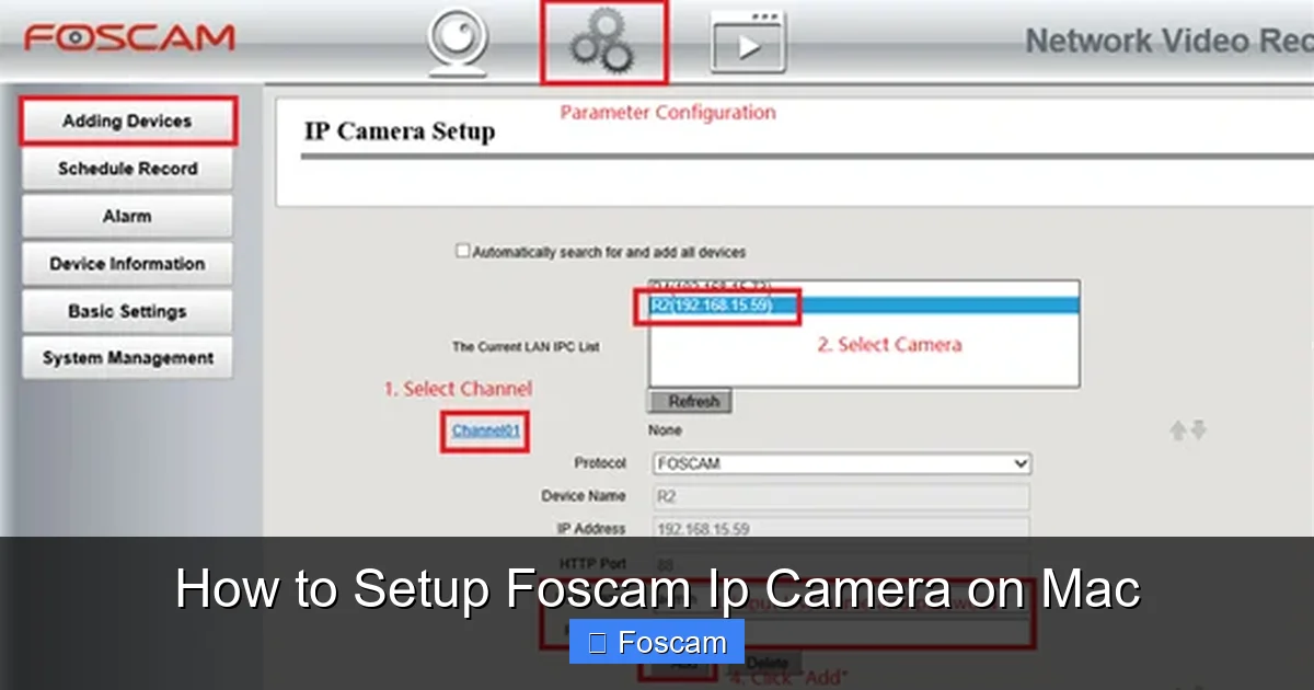 How to Setup Foscam Ip Camera on Mac