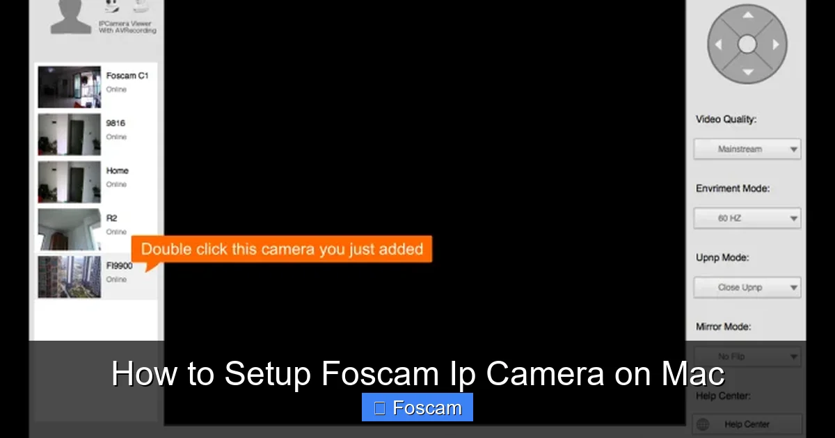 How to Setup Foscam Ip Camera on Mac
