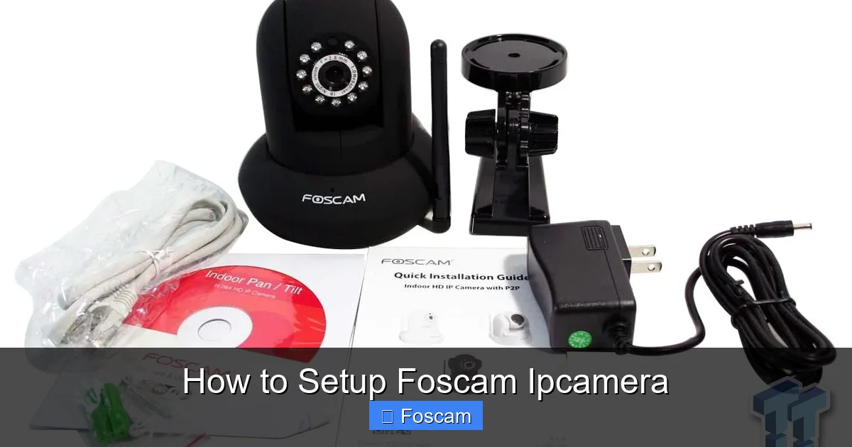 How to Setup Foscam Ipcamera