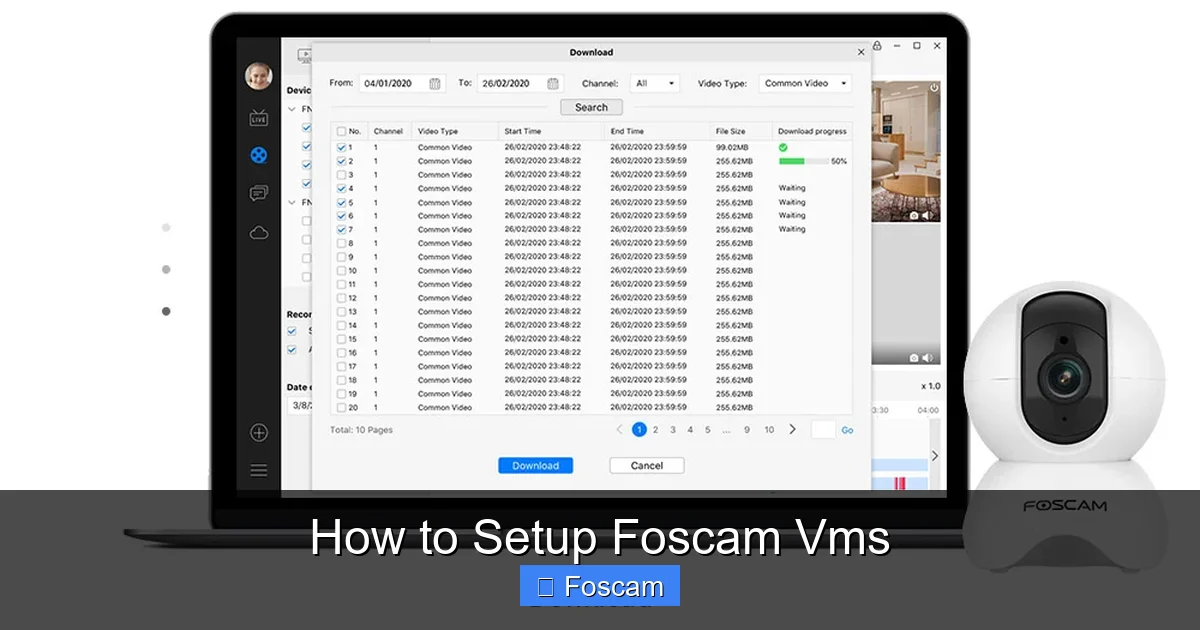 How to Setup Foscam Vms