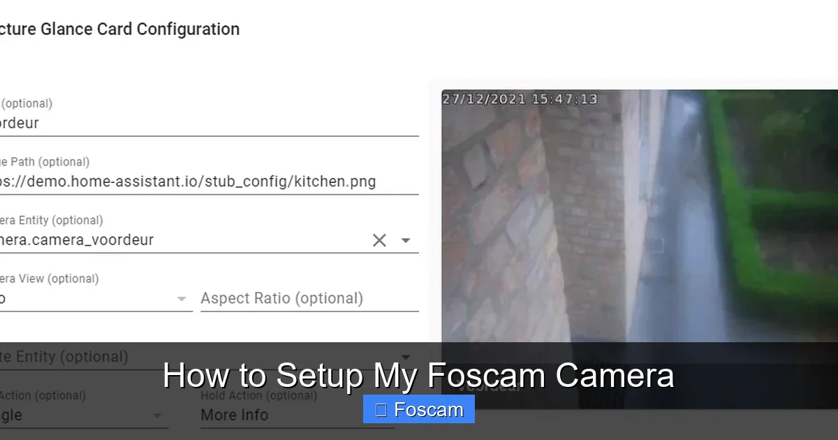 How to Setup My Foscam Camera
