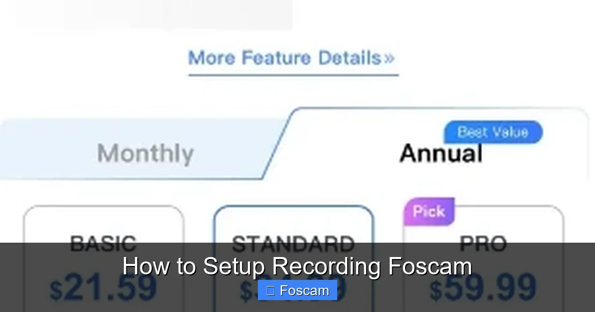 How to Setup Recording Foscam