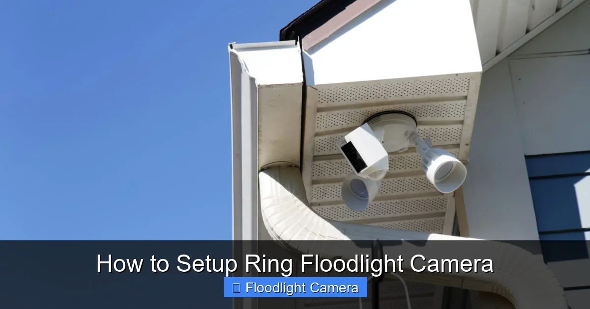 How to Setup Ring Floodlight Camera