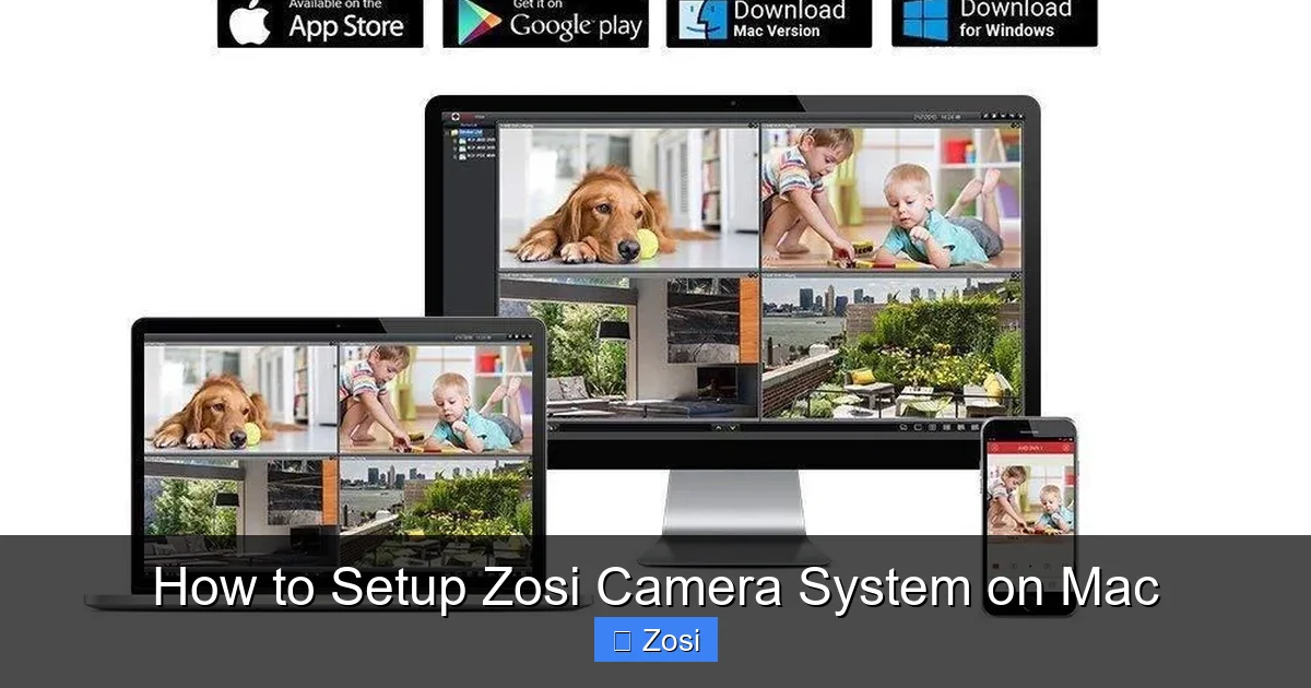 How to Setup Zosi Camera System on Mac