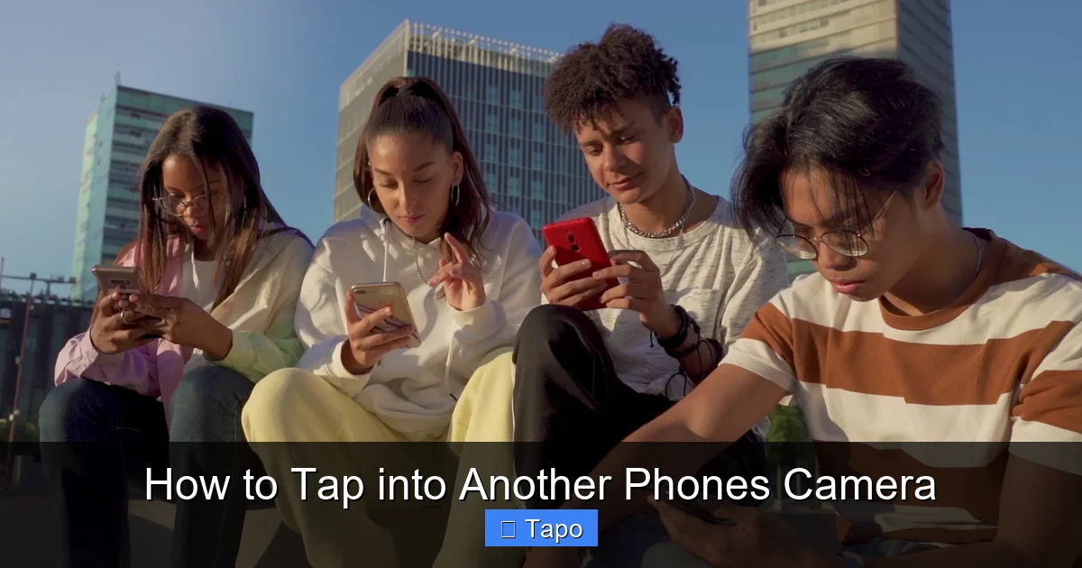 How to Tap into Another Phones Camera