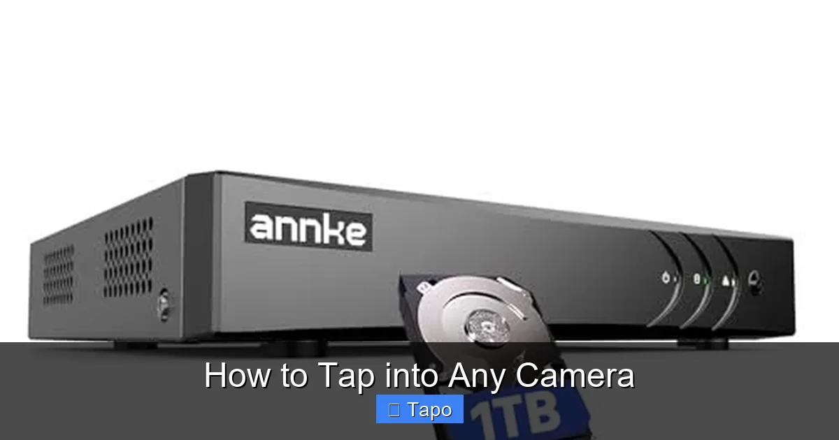 How to Tap into Any Camera