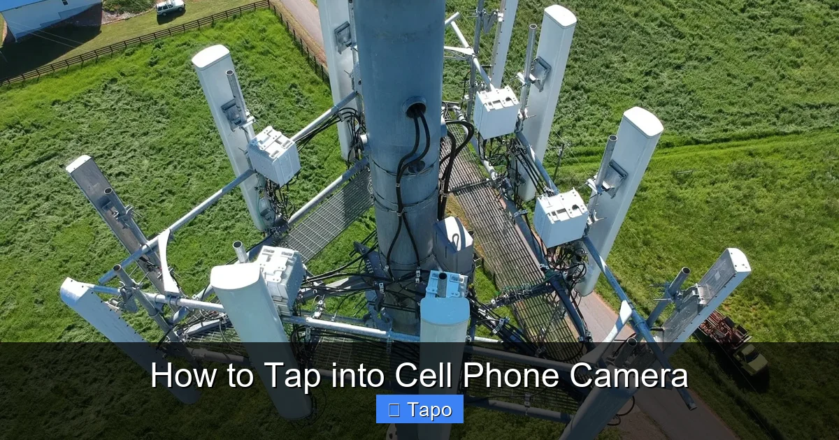 How to Tap into Cell Phone Camera