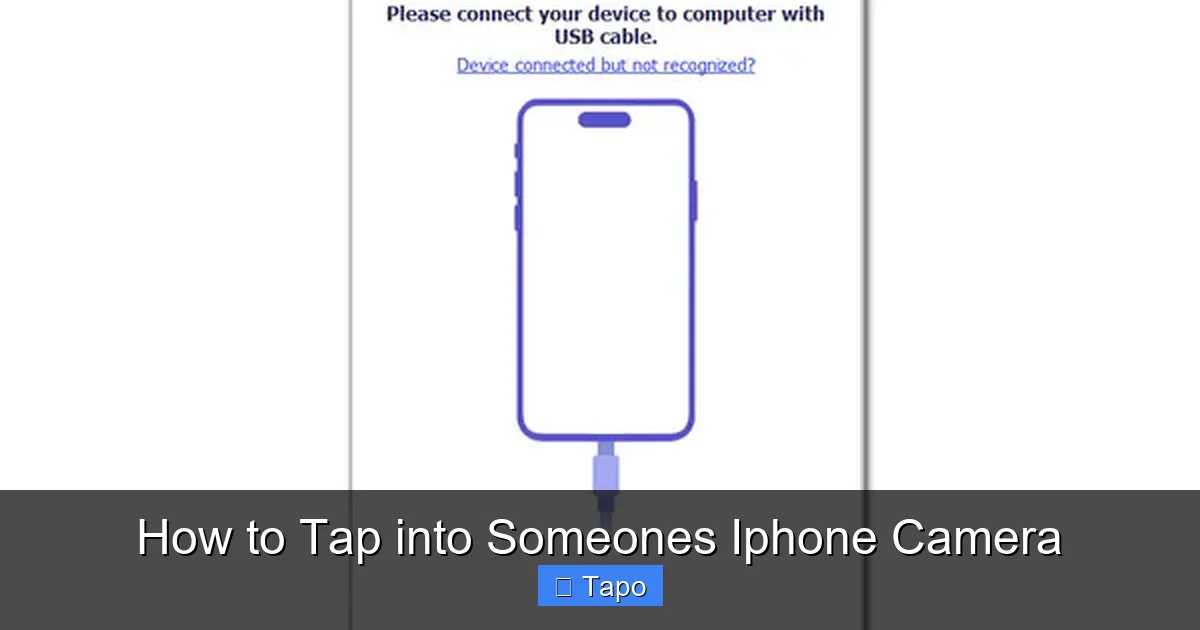 How to Tap into Someones Iphone Camera
