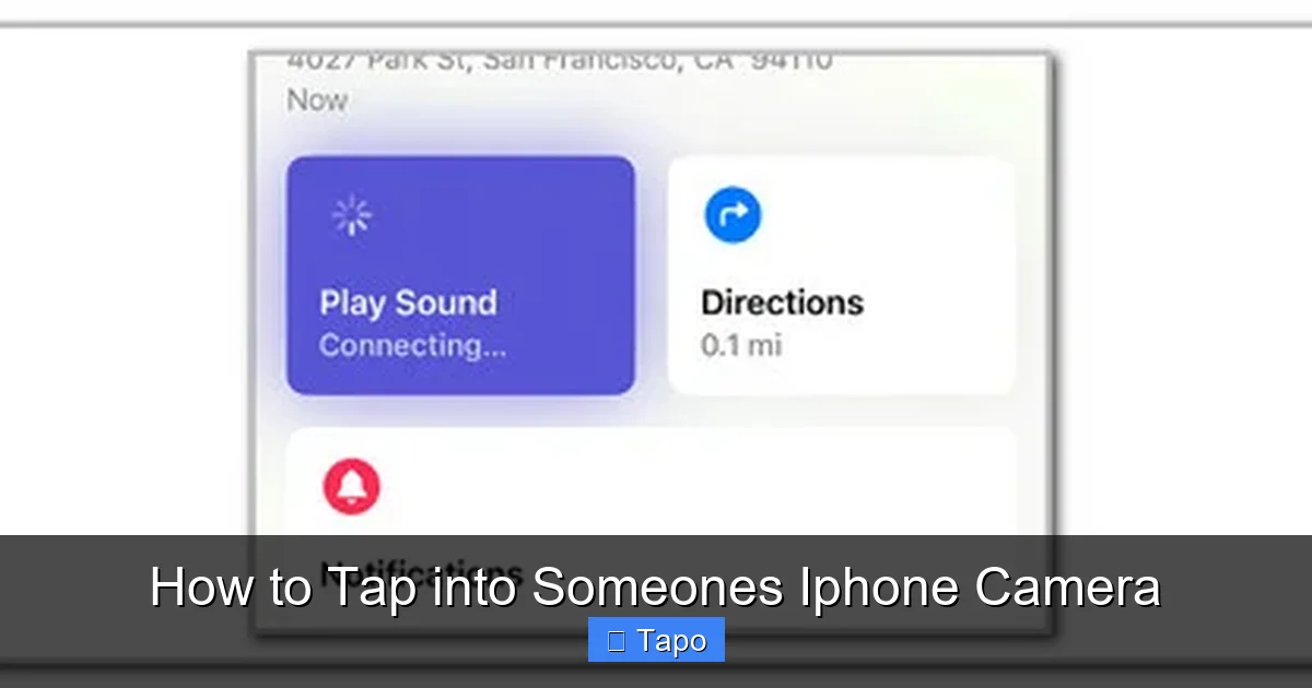 How to Tap into Someones Iphone Camera