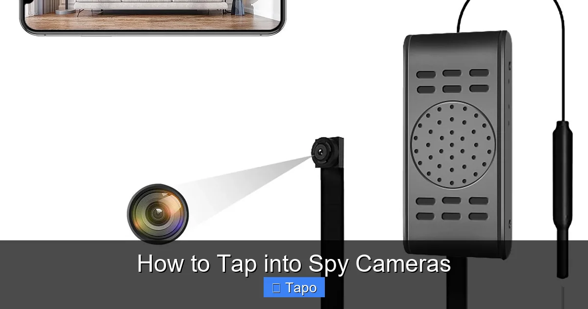How to Tap into Spy Cameras