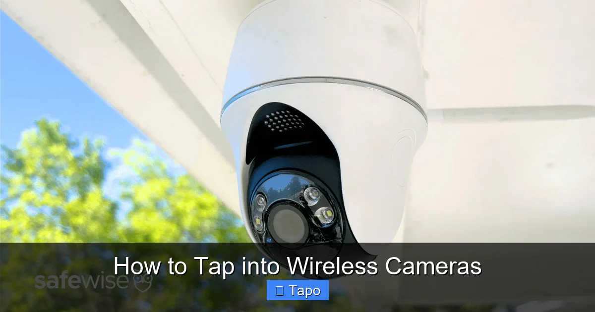 How to Tap into Wireless Cameras