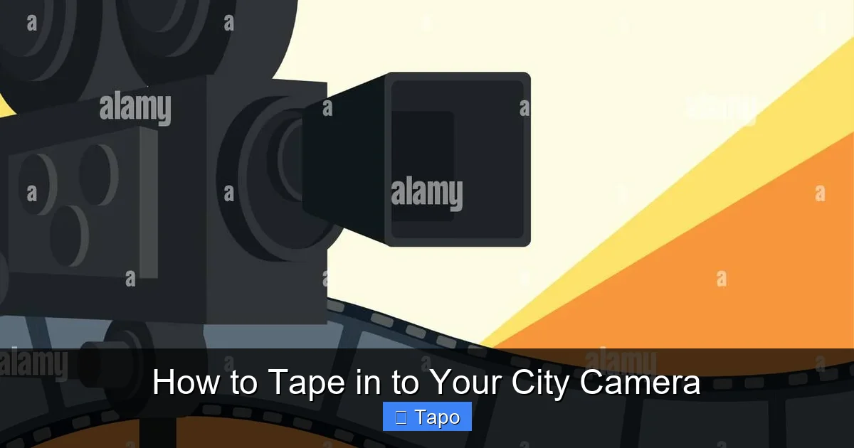How to Tape in to Your City Camera