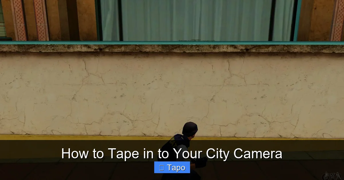 How to Tape in to Your City Camera