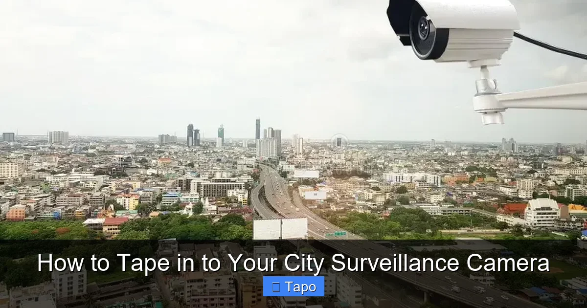 How to Tape in to Your City Surveillance Camera