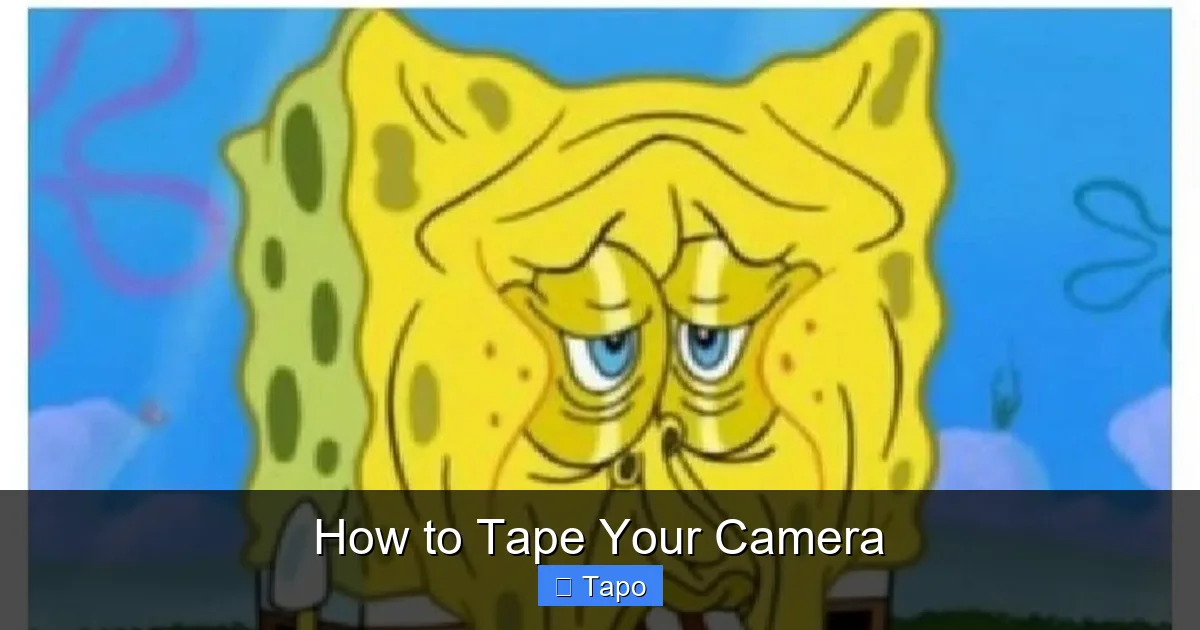 How to Tape Your Camera