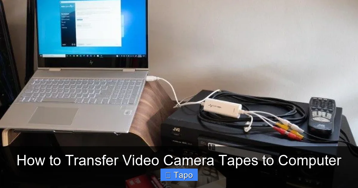 How to Transfer Video Camera Tapes to Computer