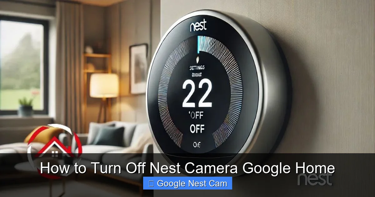 How to Turn Off Nest Camera Google Home