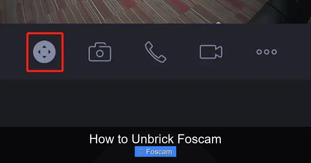 How to Unbrick Foscam