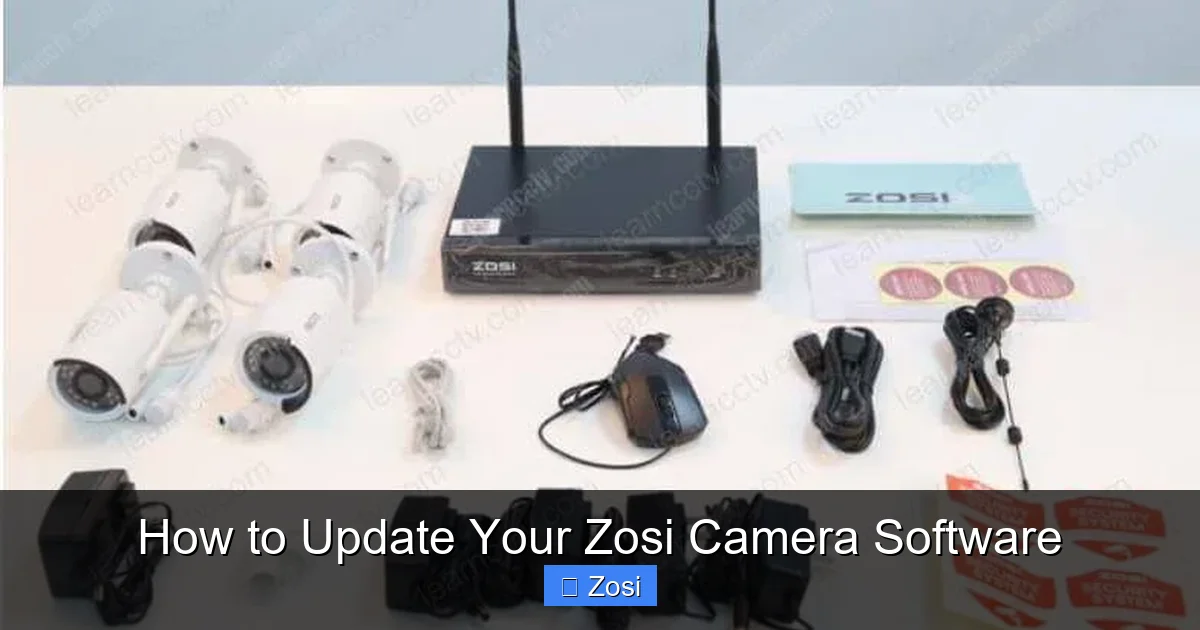 How to Update Your Zosi Camera Software